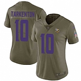 Women Nike Vikings 10 Fran Tarkenton Olive Salute To Service Limited Jersey Dzhi,baseball caps,new era cap wholesale,wholesale hats